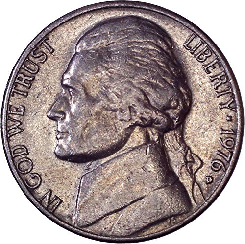 1976. D Jefferson Nickel 5c Vrlo u redu