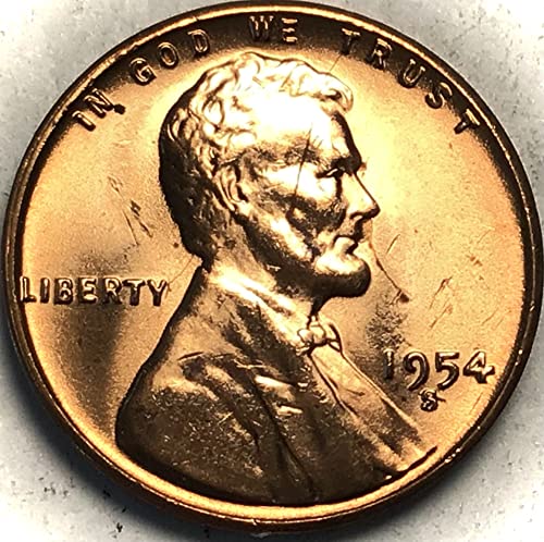1954. S Lincoln Wheat Cent Penny prodavač metvice država