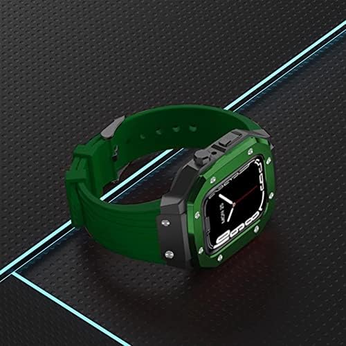 Saawee za Apple Watch Band Series 7 45 mm modifikacija mod kit remen za muškarce za muškarce Alloy Watch remen