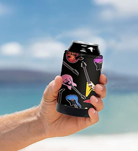 Mugzie Deluxe Can Cooler - Premium neoprenski materijal Materijal pića ili izolator boca za bočicu za 12oz soda piće limenke