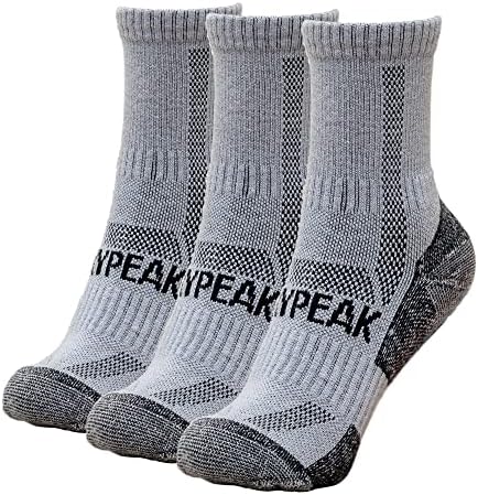Planinarske čarape od merino vune, izolirane čarape od vlage za muškarce i žene, 3 pakiranja