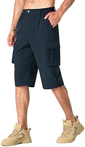 Nominirane muške planinare Capris kratke hlače 3/4 duge teretne kratke hlače casual radne kratke hlače s više džepova za