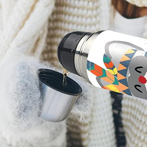 Nehrđajući čelik Kožni vakuum vakuum izolirana rakun rakun termos boca za vodu za vruće i hladno piće Djeca odrasli 16 oz