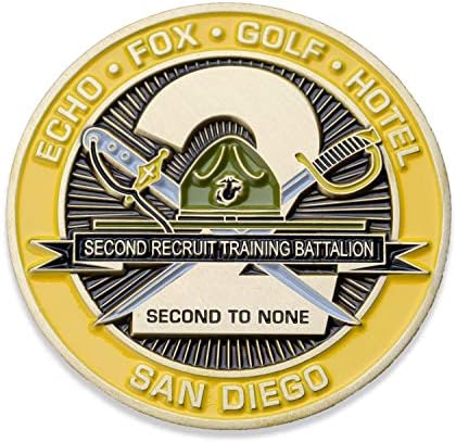 USMC Drugi bataljon za obuku regruta San Diego Challenge Coin - 2. BN San Diego - Obuka Marine Corps Vojni kovanice - koje