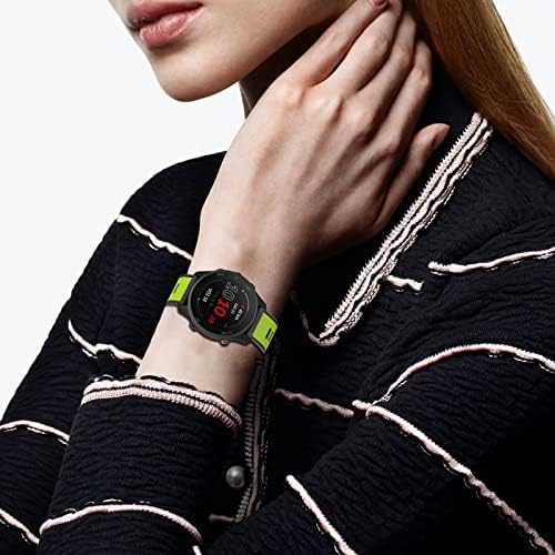 Mysnbkn kompatibilan s Garmin Vivoacy 4/Samsung Galaxy Watch 46 mm, 22 mm silikonski pojas za Ticwatch Pro S2/Venu 2/Samsung