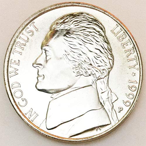 1999. P&D Bu Jefferson Nickel Choice Necirculirana američka Mint 2 Coin set