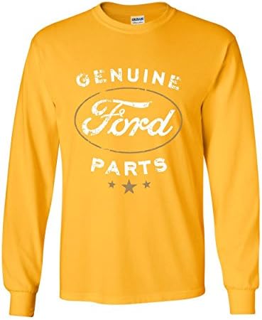 Originalni Ford dijelovi majica s dugim rukavima uznemireni Ford logo tee