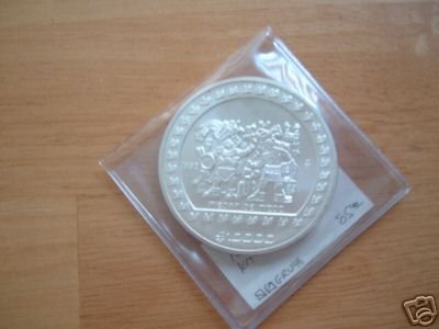 Meksiko 10000 Pesos 1992, 5 oz čisto srebro lijepo!