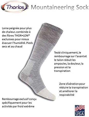 Uniseks-topla planinarska čarapa za odrasle za odrasle s podstavom preko potkoljenica