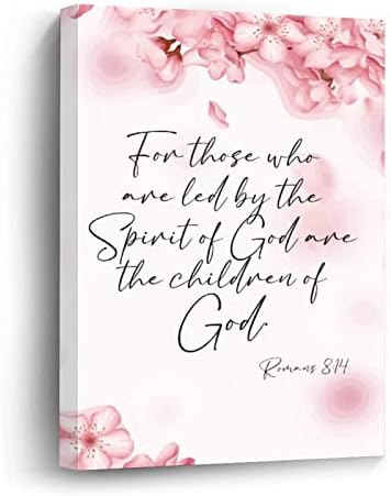 Slike tiska, za one koje vodi Božji Duh su djeca Božja.romans 8 14 uokvireni platno print zid umjetnost kreativni prozor